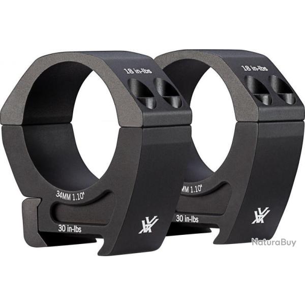 COLLIERS VORTEX PRO SERIES 34MM HAUT POUR RAIL DE 21MM