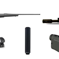 Pack affut approche WINCHESTER XPR + lunette + silencieux + t&eacute;l&eacute;m&egrave;tre 243 WIN