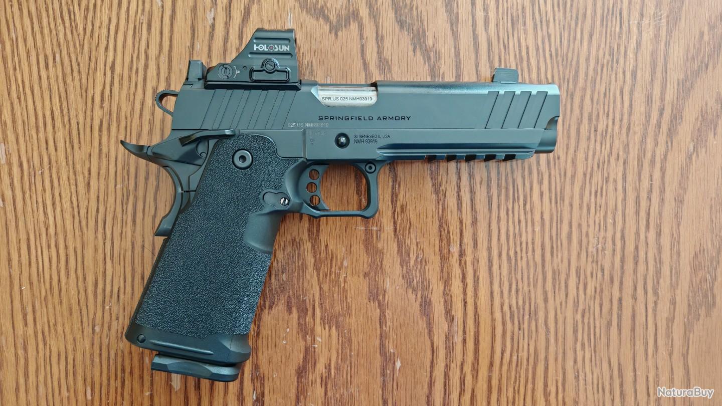 Springfield Armory 1911 DS Prodigy Comp 5'' avec Montage AOS A14B et ...