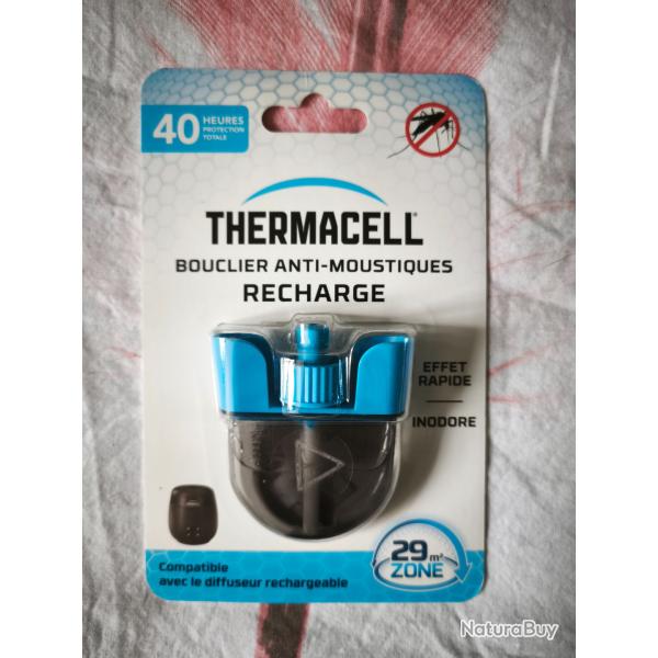 THERMACELL Anti-moustiques RECHARGES 40h - 100% Neuves sous Blister