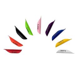 Plume Jet6 S x50- Korea Archery - Droitier / Blanc