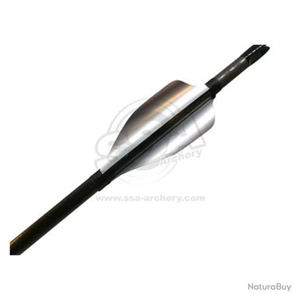 Plume Spin Round 50 mm par 50 - XS Wings - Droitier / Argent
