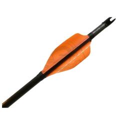 Plume Spin Round 50 mm par 50 - XS Wings - Gaucher / Orange Fluo