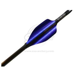 Plume Spin Round 50 mm par 50 - XS Wings - Gaucher / Bleu Metalique