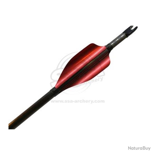 Plume Spin Round 50 mm par 50 - XS Wings - Gaucher / Rouge M�tallique