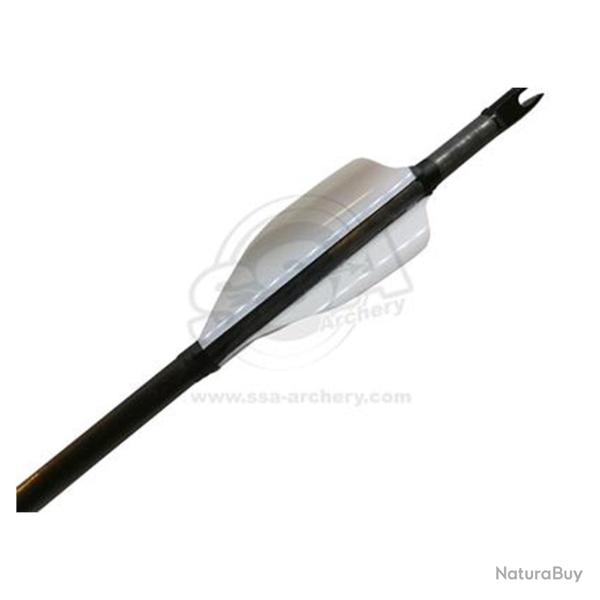 Plume Spin Round 50 mm par 50 - XS Wings - Gaucher / Blanc