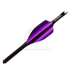 Plume Spin Round 50 mm par 50 - XS Wings - Gaucher / Violet M&eacute;tallique