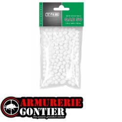 Billes Umarex QAB 50 Cal.50 polym&egrave;re blanc - Sachet 100
