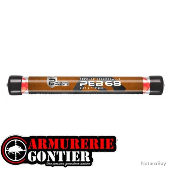 Billes Poivre Calibre .68 Umarex PB68 - Tube de 10