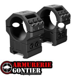 2 Colliers 34 mm DISCOVERYOPT 7075 - R&eacute;glables 30/60/90 MOA Picatinny