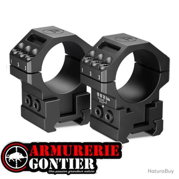 2 Colliers 34 mm DISCOVERYOPT 7075 - R�glables 30/60/90 MOA Picatinny