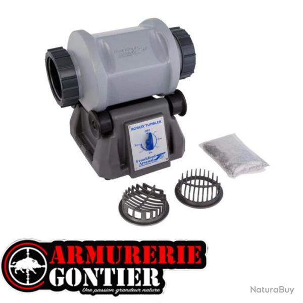 Frankford Arsenal Rotary Tumbler 7L - Tumbler rotatif compact pour nettoyage des douilles