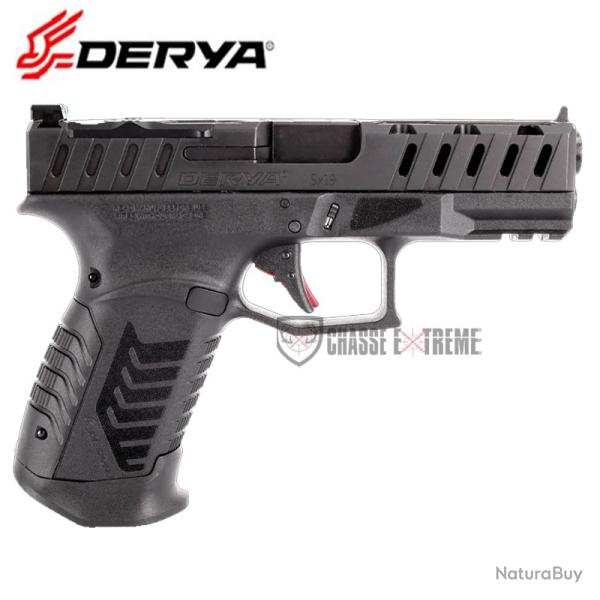Pistolet DERYA DY9 Island Compense Cal 9x19 Noir
