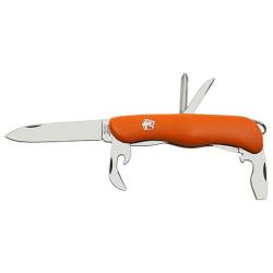Couteau de poche Mikov multifonctions 5 pi&egrave;ces (tournevis) Orange