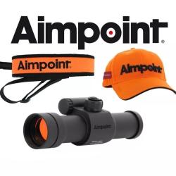 VENTE FLASH ! - VISEUR AIMPOINT 9000 SC - 2MOA NOIR (CASQUETTE + BRETELLE)