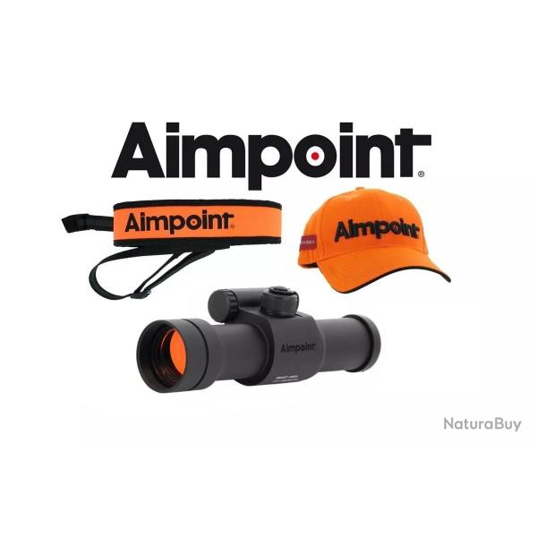 VENTE FLASH ! - VISEUR AIMPOINT 9000 SC - 2MOA NOIR (CASQUETTE + BRETELLE)