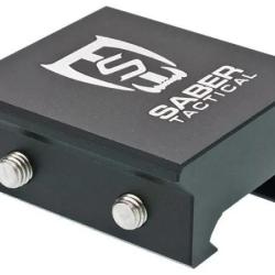 Rail d'accessoires Saber Tactical Picatinny vers Arca Swiss - Court