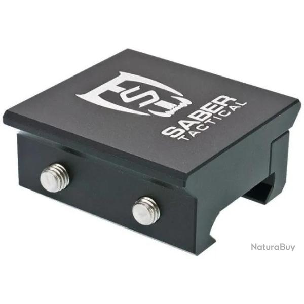 Rail d'accessoires Saber Tactical Picatinny vers Arca Swiss - Court