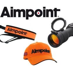 VENTE FLASH ! - VISEUR AIMPOINT HUNTER H34S - 2MOA NOIR  (CASQUETTE + BRETELLE)