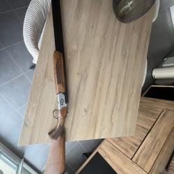 Fusil de chasse superpos&eacute; avec gravure Version droitier ,canon de 71 cm, calibre 12/76