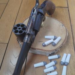 Revolver Pietta 1858 Sheriff Full Acier Carcasse Jasp&eacute;e