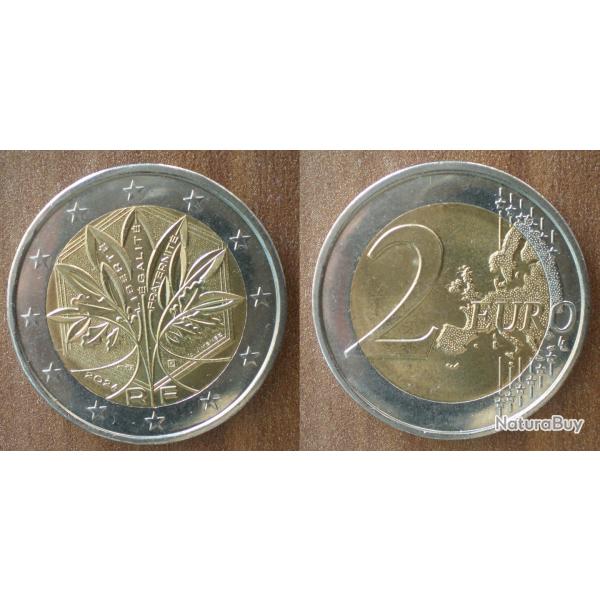 France 2 Euro 2024 Arbre de Vie Neuve Piece Euros