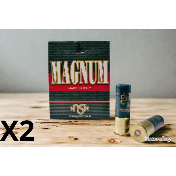 Cartouches NSI Magnum 52g BJ plomb n�3 - Cal. 12 x2 boites - PROMOTION
