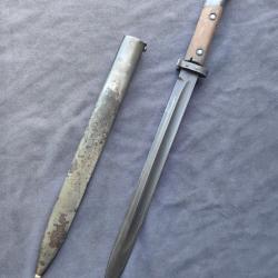 Baionnette VZ24 modifi&eacute;e par l'Allemagne - Tch&eacute;coslovaquie