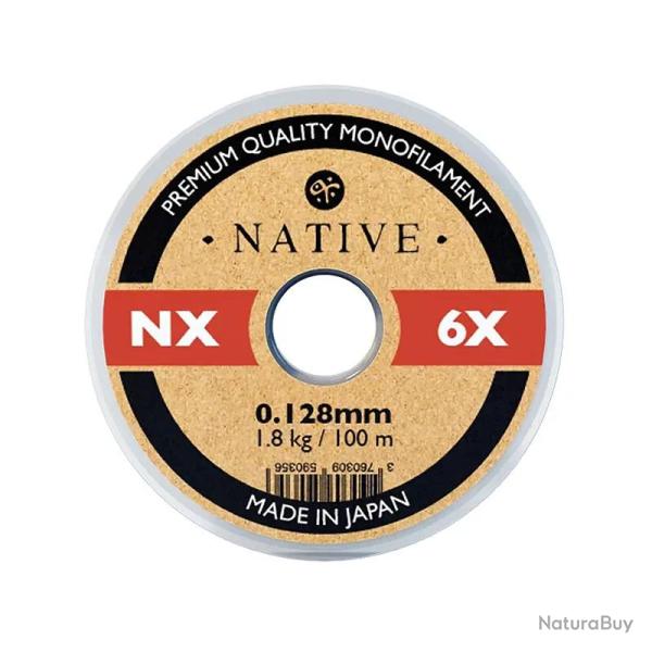 Fils nylon NATIVE Monofilament NX 100m � 0.090mm