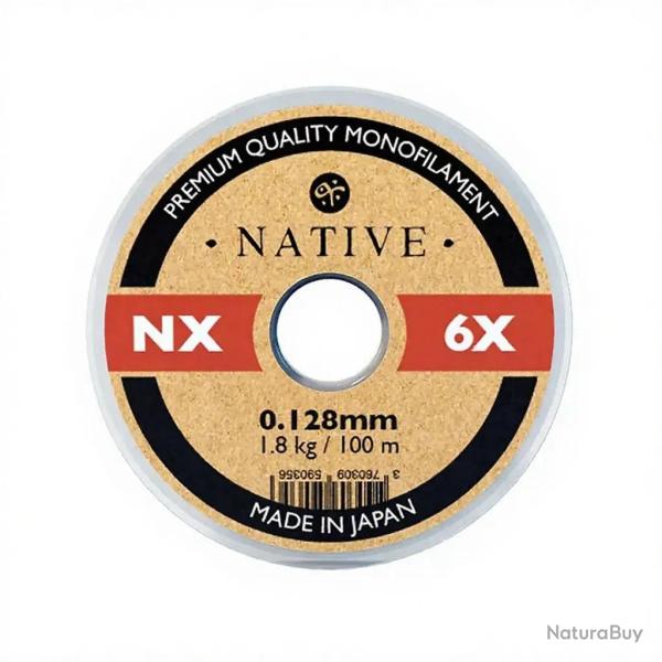 Fils nylon NATIVE Monofilament NX 100m � 0.166mm