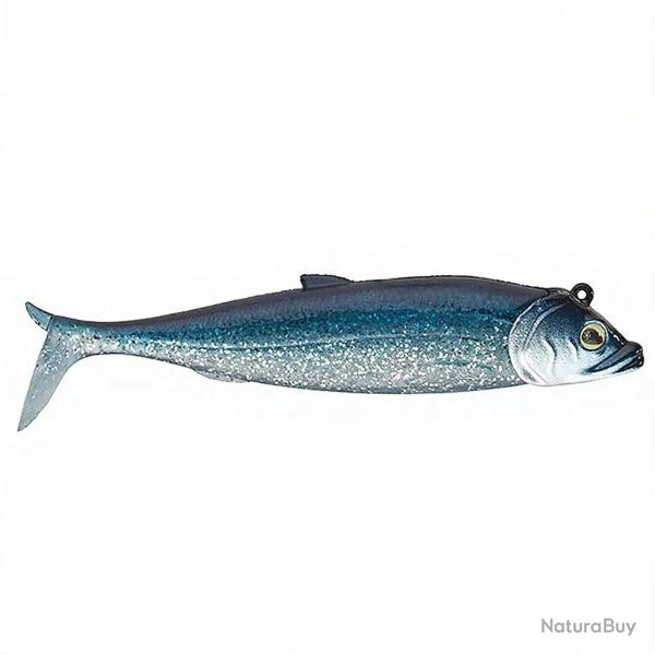 Leurre souple SAKURA Breizh shad combo 100 045 Sparking sardine