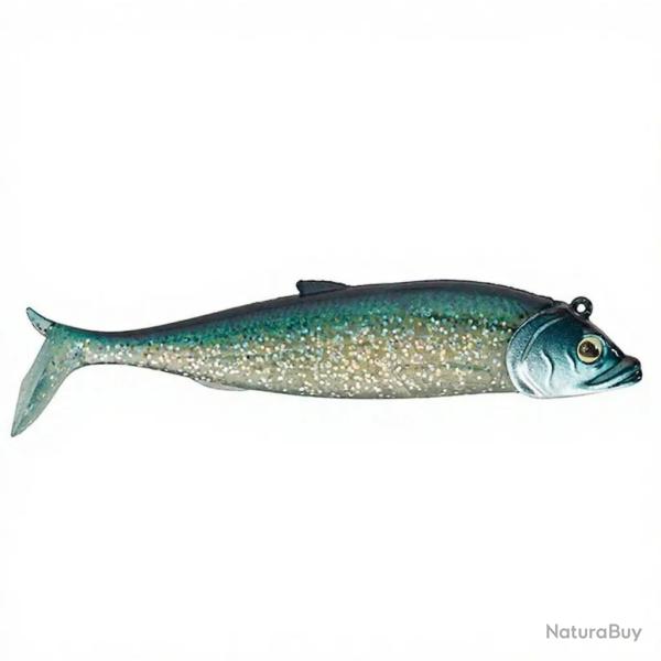 Leurre souple SAKURA Breizh shad combo 100 222 Turquoise shiner