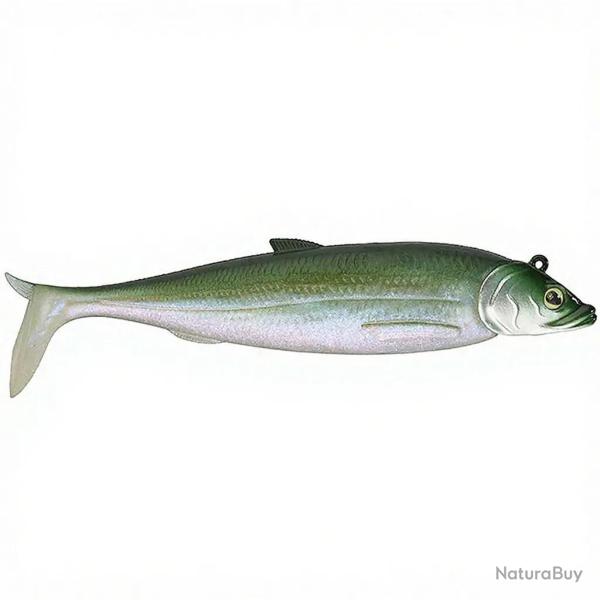 Leurre souple SAKURA Breizh shad combo 100 226 Emerald shiner