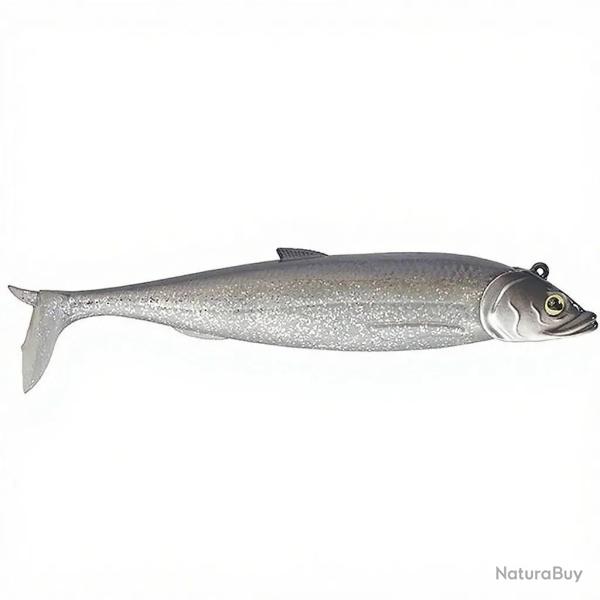 Leurre souple SAKURA Breizh shad combo 123 225 Crystal shad