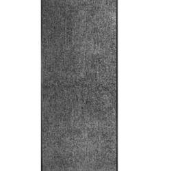 Paillasson polyamide anthracite 60x180 cm lavable antid&eacute;rapant absorbant