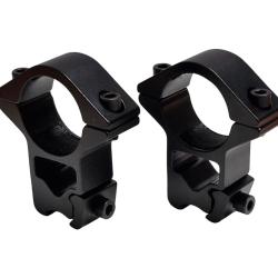 Paire de colliers de montage ECO lunette MEDIUM A TUNNEL &Oslash;1" - rail 11mm