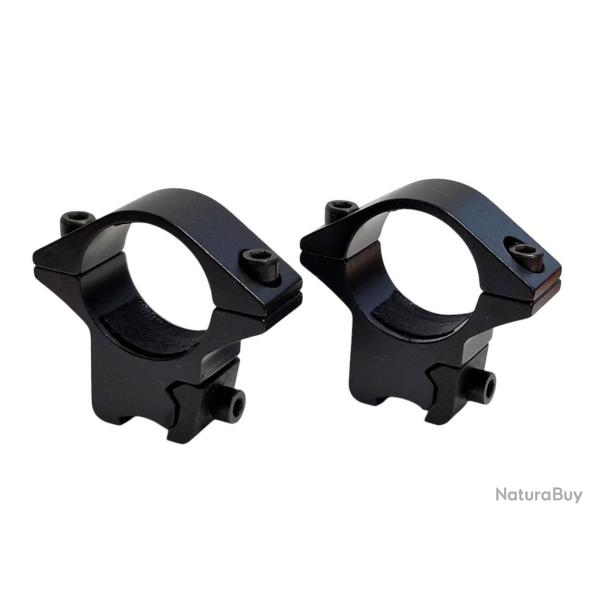 Paire de colliers de montage ECO lunette BAS �1" - rail 11mm