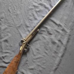 Fusil &agrave; broche grav&eacute; calibre 16 &agrave; broche - France
