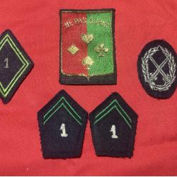 Lot d'&eacute;cussons L&eacute;gion &eacute;trang&egrave;re