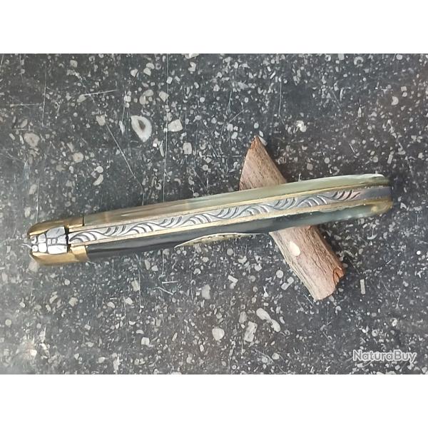 Couteau Laguiole en Corne V�ritable R.David