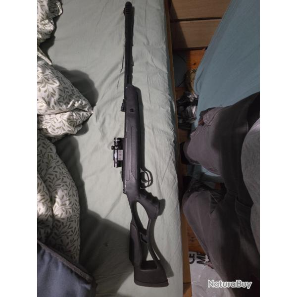 Carabine hatsan 19,9 joules 6.35 mm + plombs offerts.