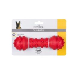 Jouet a couinement pour chiens Eyenimal DUMBBELL