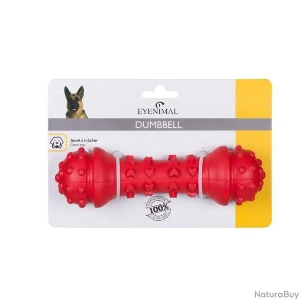 Jouet a couinement pour chiens Eyenimal DUMBBELL