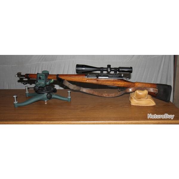 Schmidt Rubin K31 cal 7.5x55 Swiss avec rail d�port� et amovible, Lunette Hawke et Sangle