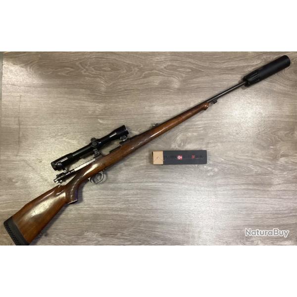 MAUSER 98 - 7x64 - NICKEL 1,5-6x32, montage crochet