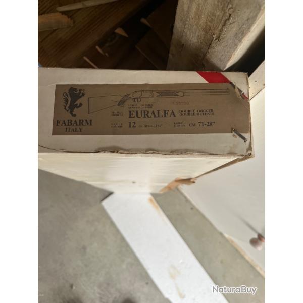 Fusil de chasse superpos� de marque Fabarm Euralfa