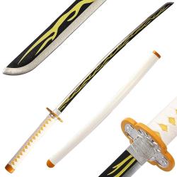 Katana de Zenitsu Agatsuma - M&eacute;tal - Demon Slayer
