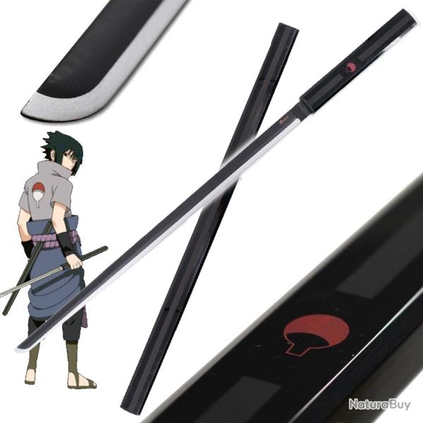 Katana Chokuto Dark Sasuke Ushiwa - Bois - Noir - Naruto Shippuden