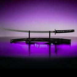 Katana Japonais Nuit Noire de l'&acirc;me du Samoura&iuml;