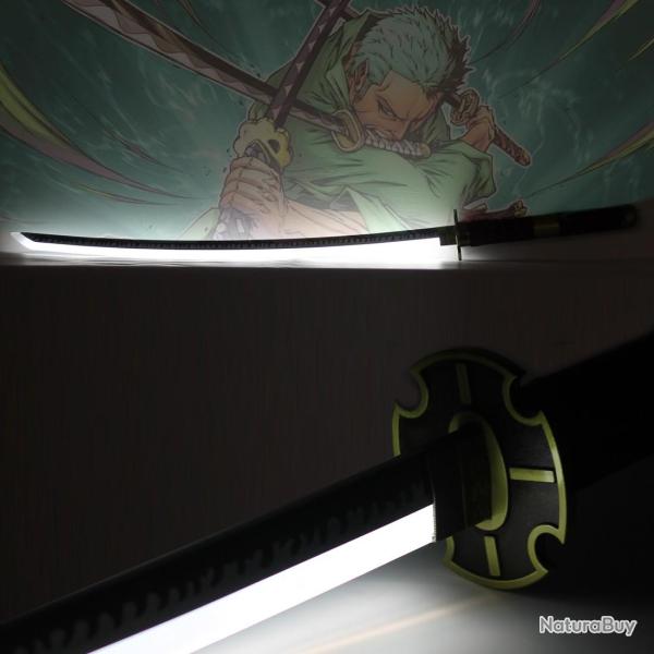 Katana Sandai Kitetsu Zoro Roronoa - LED - M�tal - One Piece